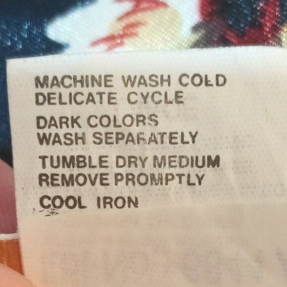 Barbizon Floral Kaftan Night Gown L Vintage Blue Daisy Maxi Muumuu House Dress - Picture 9 of 9